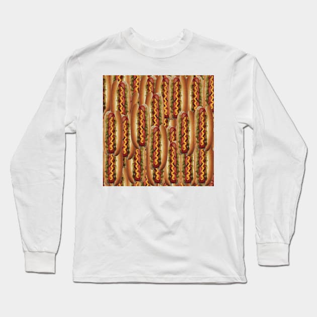 hotdog repeater Long Sleeve T-Shirt by STORMYMADE